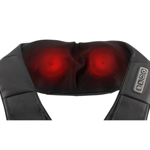 Eternal Living Stress Relief Shiatsu Back and Neck Massager w Heat Deep Tissue - Picture 2 of 8